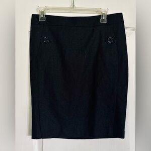 The Limited Classic Black Pencil Skirt